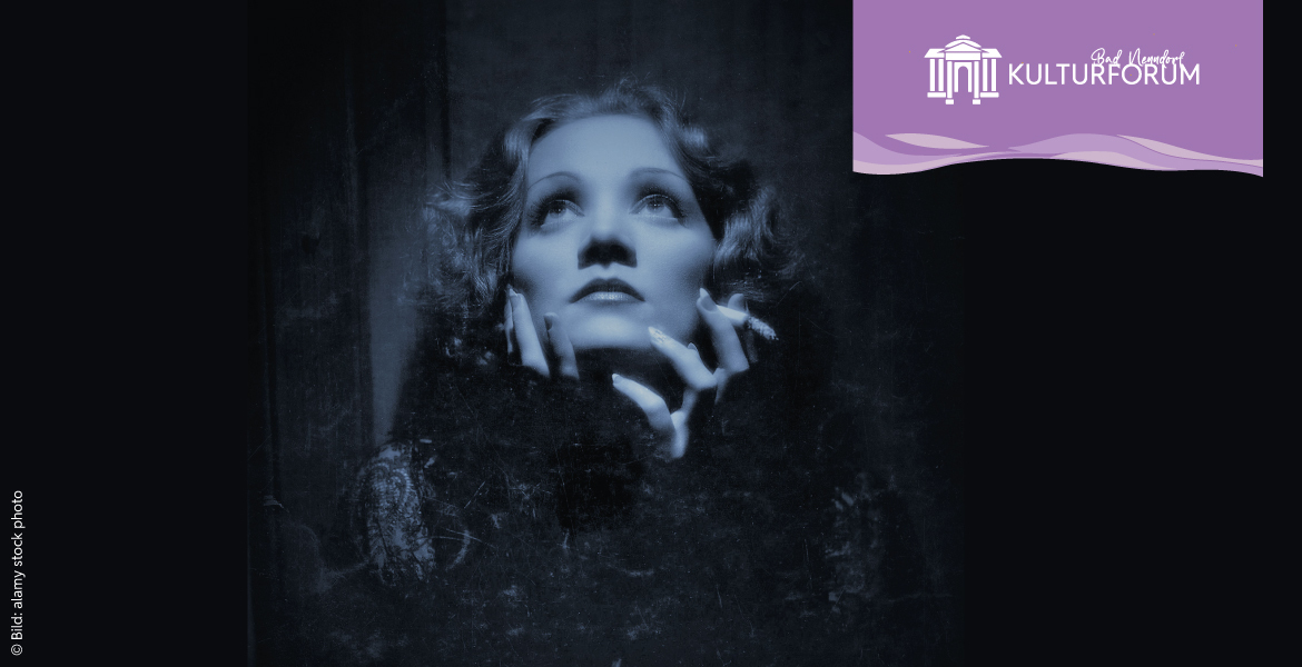 Tickets Kultur und Wein im Schlösschen: „Nachtgedanken“ - ein LeseKonzert mit Patricia Prawitt, mit Songs von Edith Piaf, Gilbert Bécaud, Hildegard Knef und Marlene Dietrich in Bad Nenndorf