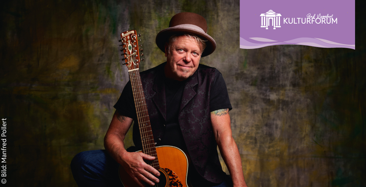 Tickets Kultur und Wein im Rosensaal: Richie Arndt - Tennessee & Alabama , Eine musikalische Reise in den tiefen Süden der USA in Bad Nenndorf